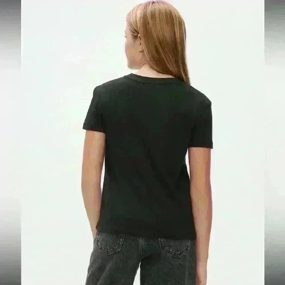 Gap Kids Vintage T-Shirt, Girls/Teen Size 14-16/XL, Charcoal Gray